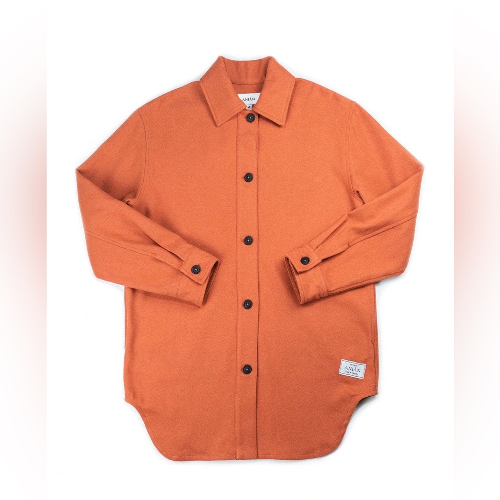 EUC ANIÁN Painters Coat in | Color Himalayan Rust (Orange) | Size Small - Picture 6 of 16